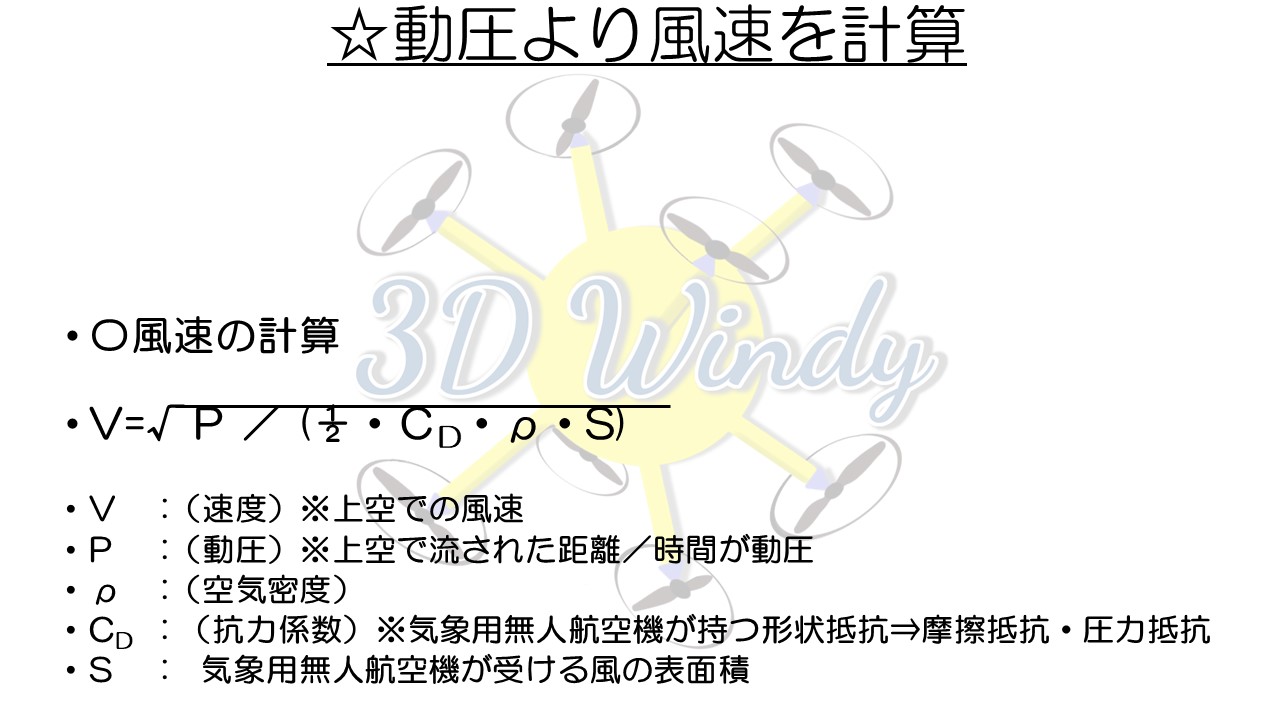 動圧より風速を計算